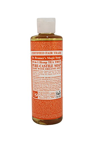 Dr. Bronners Tea Tree 8oz. Castile Soap (2 Pack)