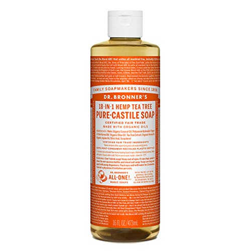 Dr. Bronner's Organic Tea Tree Pure-Castile Liquid Soap
