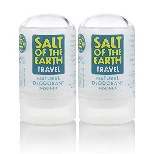 UNSCENTED NATURAL CRYSTAL ROCK DEODORANT 2x50g