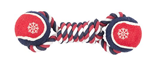 Wow Dumbell Medium | Pet Brands Xmas Collection