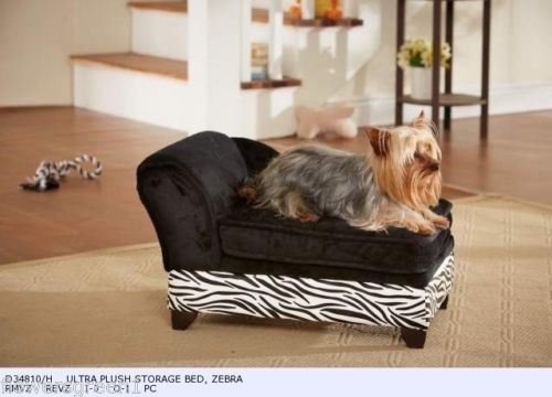 Ultra Plush Storage Bed Zebra (Case Of 1 ) | James & Steel