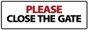 Please Close The Gate Landscape