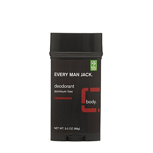 Every Man Jack Body Deodorant - Cedarwood - Aluminum Free - 3 Oz