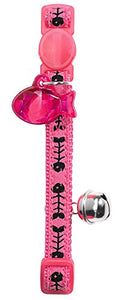 Cat Collar Fishbone Pink  Pack Of 3 | Hunter