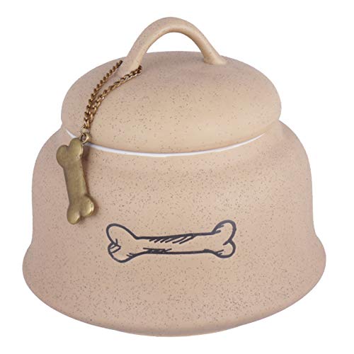 Mop Sandstone Dog Treat Jar