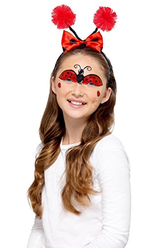 Smiffy's 48858 Smiffys Kids Bug Make Up Kit, Aqua Multi-colour, One Size