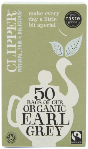 Clipper Fairtrade Organic Speciality Earl Grey 50 Tea Bags (Pack of 6)