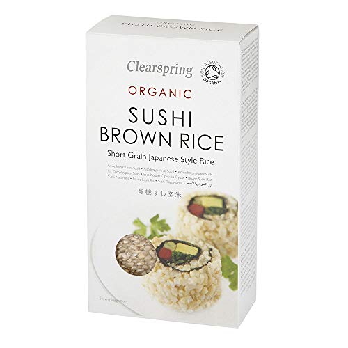 Clearspring Sushi Brown Rice 500g x 2 (Pack of 2)