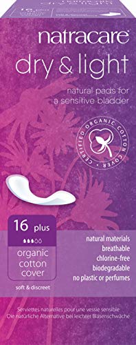 Natracare Organic Dry & Light Incontinence Pads Plus 16 Pads
