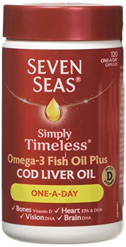 Seven Seas Cod Liver Oil 120 Capsules, 130 g
