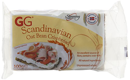 GG Oatbran Salt Free Crispbread, 100g