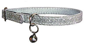 Cat Collar Paillete Silver