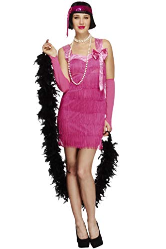 Fever Adult Women's Flapper Hotty Costume, Dress, Headband and Gloves, Twenties, Size: S, 22789