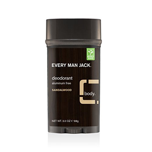 Every Man Jack Deodorant, Sandalwood, 3 Oz.