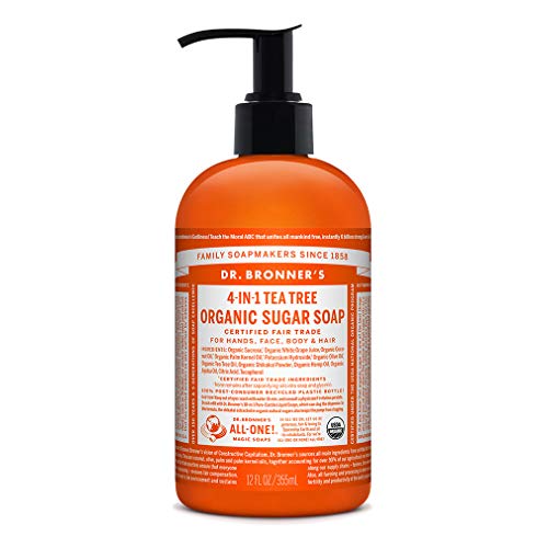 Dr Bronner's Tea Tree Organic Pump Soap - 12 oz./355 ml
