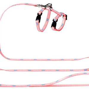 Cat Harness+Leash Sweet Kitty Nylon Light Pink  Pack Of 3 | Hunter