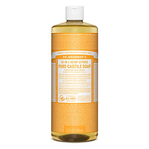 Dr. Bronner's Organic Liquid Soaps Citrus At least 70% Organic, 32 Ounce