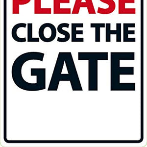 Please Close The Gate