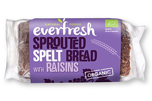 Everfresh Natural Foods Org Sprout Spelt Raisin Bread 400g