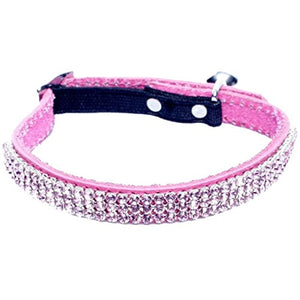 Cat Collar Cristal Princesse Fuchsia