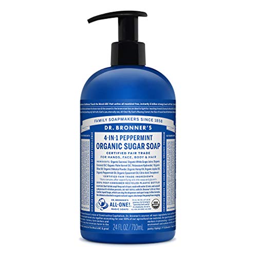 Dr. Bronner's Organic 4-in-1 Shikakai Peppermint Hand Soap