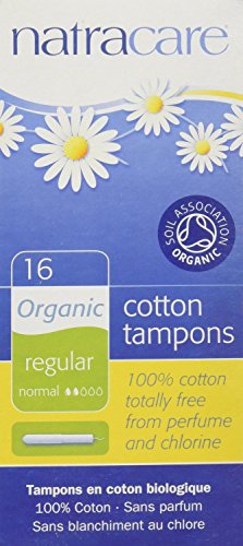 Organic Tampons Regular Applicator 16's - 16