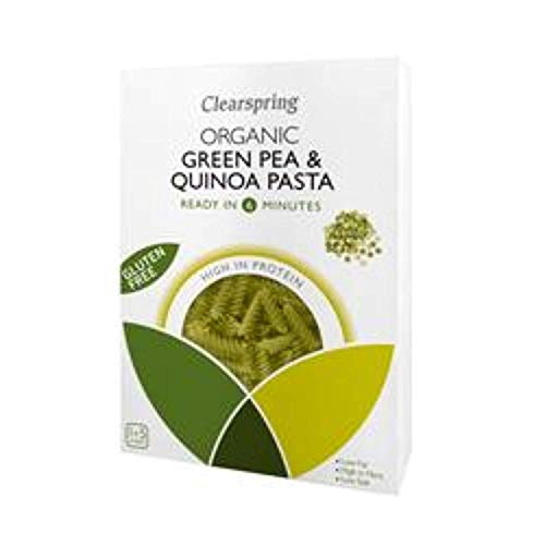 Clearspring Organic Gluten Free Green Pea and Quinoa Pasta, 250g