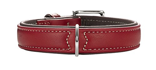 Collar Canadian Elk 55 Nickel Elkskin Chili/Elkskin Mokka, 42-48 Cm | Hunter
