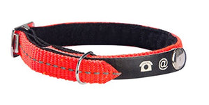 Cat Collar Lost Orange Xs