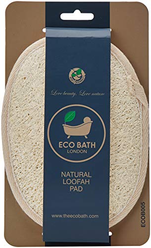 Eco Bath Natural Loofah Pads Single