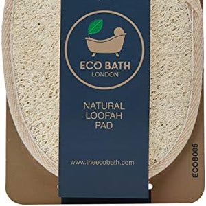 Eco Bath Natural Loofah Pads Single
