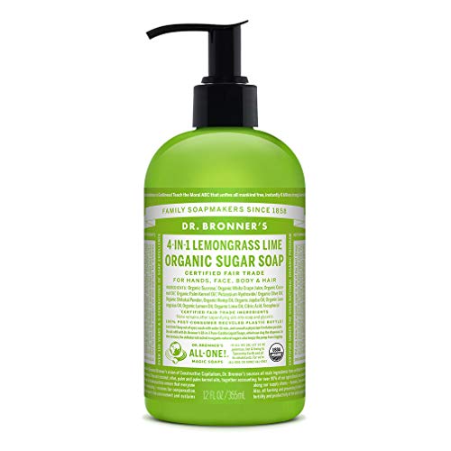 Dr. Bronner's Organic 4-in-1 Shikakai Lemongrass Lime Hand Soap