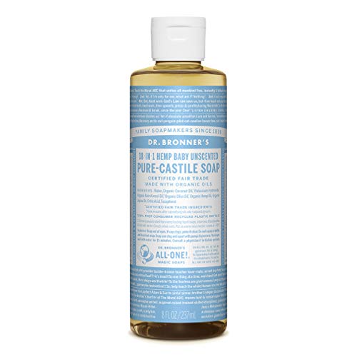 Dr. Bronner's Aloe Baby Castile Soap Made with Organic Ingredients 237 ml