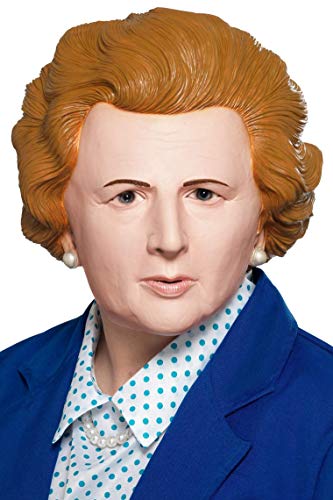 Smiffy's 49124 Iron Lady Mask, Unisex-Adult, Brown, One Size