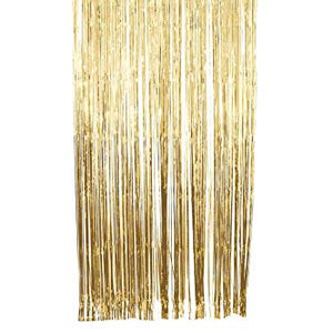 Shimmer Curtain, Metallic Gold, 91cm x 244cm