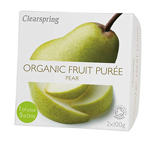 Clearspring Organic Pear Puree, 200g (Pack of 2)