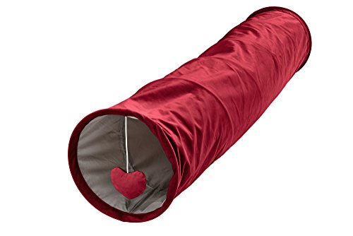Cat Tube "By Laura" 27X60 Cm Red | Hunter