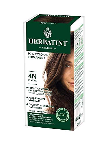 Herbatint Permanent Dye Care Of 5 Plant Extracts 150ml - Colour : 4N Chestnut