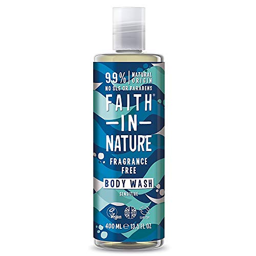 Faith in Nature - Fragrance free - Body Wash / Bath Foam 400ml (Pack of 2)