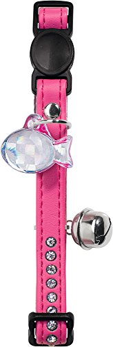 Cat Collar Modern Art Luxus Artificial Leather Pink/White Pack Of 3 | Hunter