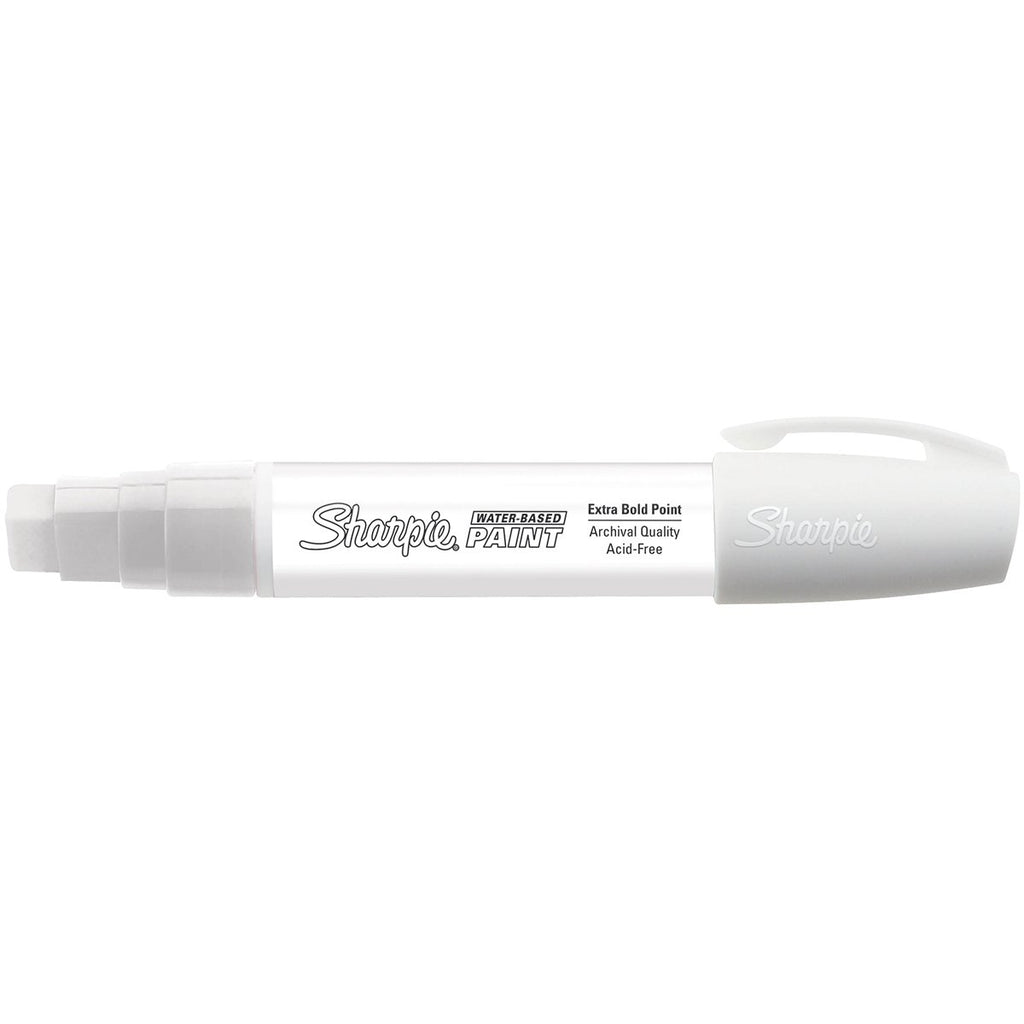 Sharpie Extra Bold Point Poster Paint MParker, White (37222)
