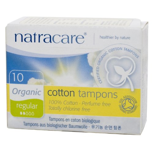 Natracare 57142 Organic All Cotton Tampons Regular