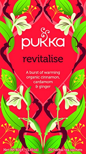 PUKKA HERBAL AYURVEDA Organic Revitalising Cinnamon & Cardamom (Kapha) 20bags (PACK OF 1)