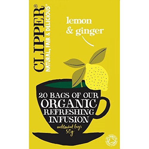 Clipper Lemon & Ginger 20 Bags (Pack of 2)