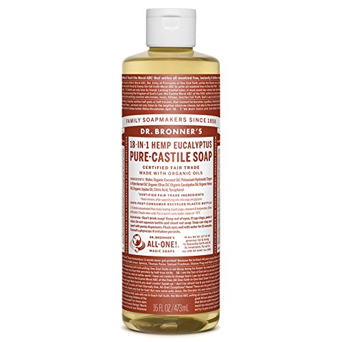 Dr. Bronner's Magic Soaps Pure-Castile Liquid Soap, Eucalyptus, 473ml