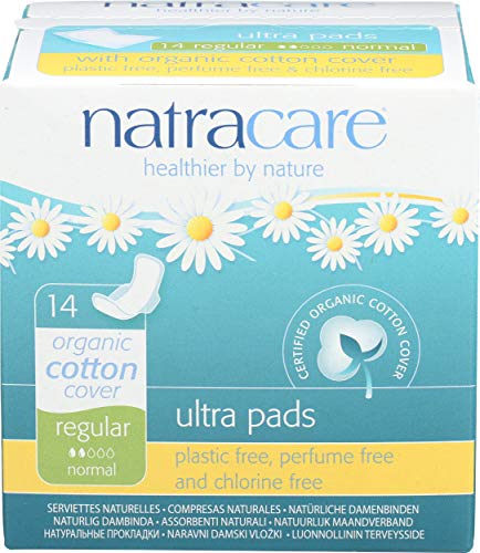 Natracare Ultra W/Wings Pads, 14 CT EA