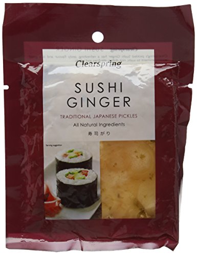 Clearspring Sushi Ginger 50 g (Pack of 5)