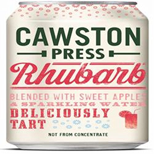 Cawston Press Sparkling Rhubarb Juice Can, 330ml