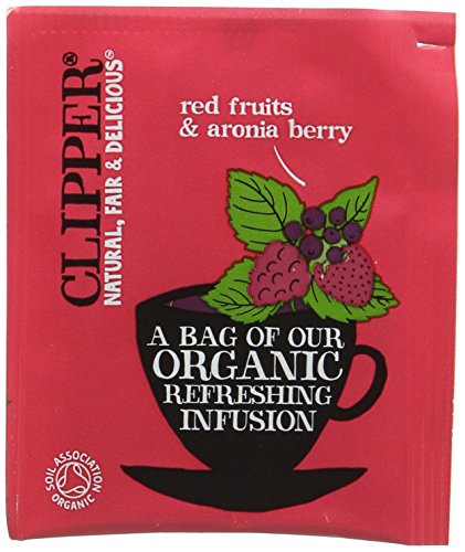 Clipper Organic Infusion Red Fruits and Aronia Berry Enveloped 250 Teabags 625 G