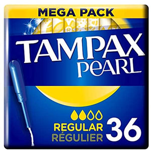 Tampax Pearl Regular Tampons Applicator 36X